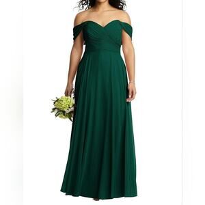 DESSY COLLECTION Draped Chiffon Maxi Dress 16